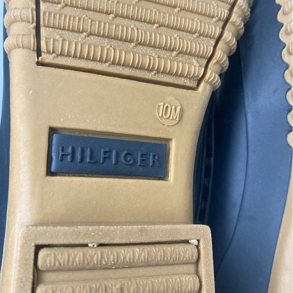 Tommy Hilfiger RAINAH Black Synthetic/Faux Fur Line Lace Up Ankle Boots Size 10M - Picture 8 of 10